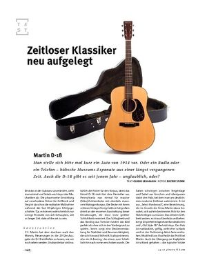 Gitarre & Bass Martin D-18, A-Gitarre Gitarre & Bass Martin D-18, A-Gitarre