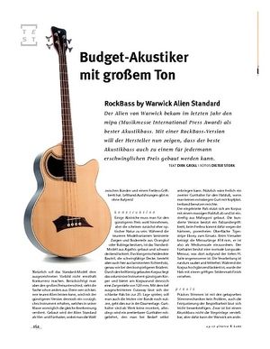 Gitarre & Bass RockBass by Warwick Alien Standard, Akustik-Bass Gitarre & Bass RockBass by Warwick Alien Standard, Akustik-Bass