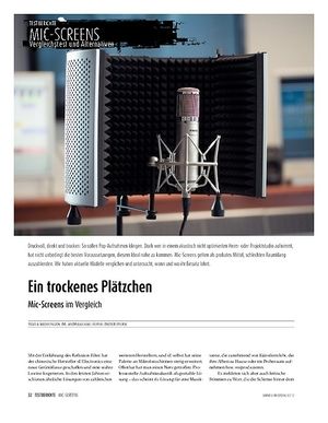 Sound & Recording Was leisten Mic-Screens? 7 Modelle im Vergleich