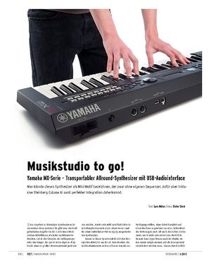 Keyboards Yamaha MX-Serie Transportabler Allround-Synthesizer mit USB-Audiointerface Keyboards Yamaha MX-Serie Transportabler Allround-Synthesizer mit USB-Audiointerface