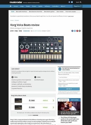 MusicRadar.com Korg Volca Beats MusicRadar.com Korg Volca Beats