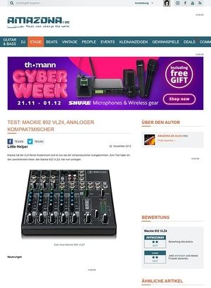 Mackie 802 VLZ4 – Musikhaus Thomann