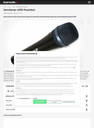 Bonedo.de Sennheiser e935 Bonedo.de Sennheiser e935
