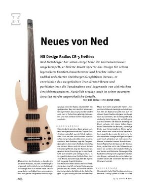 Gitarre & Bass NS Design Radius CR-5 Fretless Bass Gitarre & Bass NS Design Radius CR-5 Fretless Bass