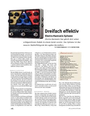 Gitarre & Bass Electro-Harmonix Epitome, Multi-FX Gitarre & Bass Electro-Harmonix Epitome, Multi-FX