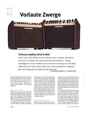 Gitarre & Bass Fishman Loudbox Artist + Mini, Acoustic-Amps Gitarre & Bass Fishman Loudbox Artist + Mini, Acoustic-Amps