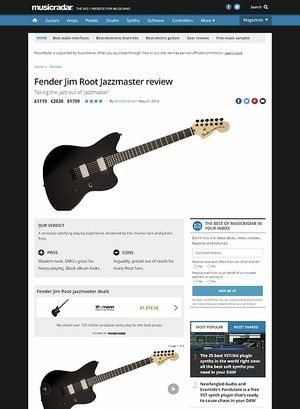 MusicRadar.com Fender Jim Root Jazzmaster MusicRadar.com Fender Jim Root Jazzmaster