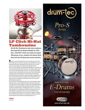Sticks LP Click Hi-Hat Tambourine Sticks LP Click Hi-Hat Tambourine