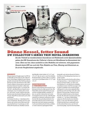 Sticks DW Collector's Series Thin Metal Snaredrums Sticks DW Collector's Series Thin Metal Snaredrums
