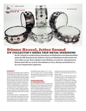 Sticks DW Collector's Series Thin Metal Snaredrums Sticks DW Collector's Series Thin Metal Snaredrums