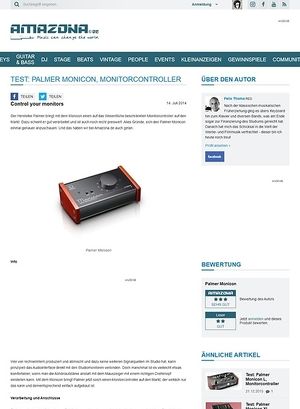 Amazona.de Test: Palmer Monicon, Monitorcontroller Amazona.de Test: Palmer Monicon, Monitorcontroller