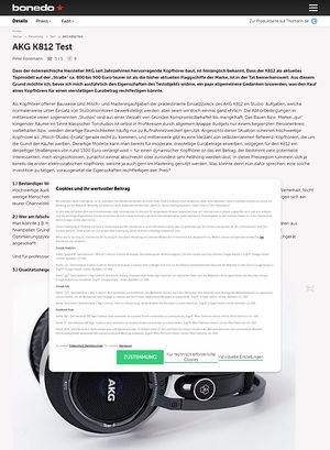 Bonedo.de AKG K812 Bonedo.de AKG K812