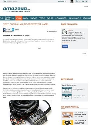 Amazona.de Test: Cordial Multicoresystem, Kabel Amazona.de Test: Cordial Multicoresystem, Kabel