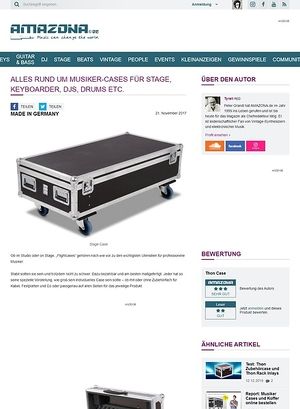 Amazona.de Special: Wie entsteht ein Thon Musiker-Case? Amazona.de Special: Wie entsteht ein Thon Musiker-Case?