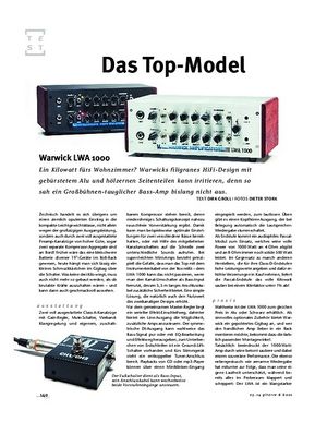 Gitarre & Bass Warwick LWA 1000 Top, Bass-Topteil Gitarre & Bass Warwick LWA 1000 Top, Bass-Topteil