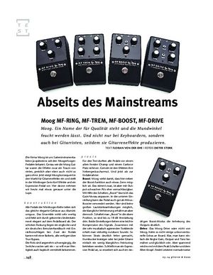 Gitarre & Bass Moog MF-RING, MF-TREM, MF-BOOST, MF-DRIVE, FX-Pedals Gitarre & Bass Moog MF-RING, MF-TREM, MF-BOOST, MF-DRIVE, FX-Pedals
