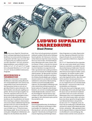 Sticks Ludwig Supralite Snaredrums Sticks Ludwig Supralite Snaredrums