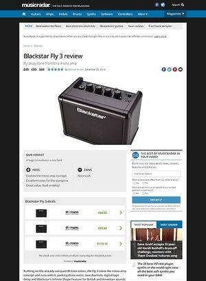 MusicRadar.com Blackstar Fly 3 MusicRadar.com Blackstar Fly 3