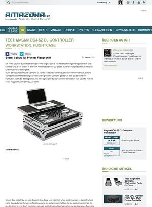 Amazona.de Test: Magma DDJ-SZ DJ-Controller Workstation, Flightcase Amazona.de Test: Magma DDJ-SZ DJ-Controller Workstation, Flightcase