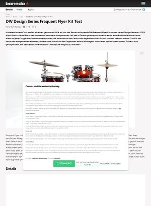 Bonedo.de DW Design Series Frequent Flyer Kit Bonedo.de DW Design Series Frequent Flyer Kit