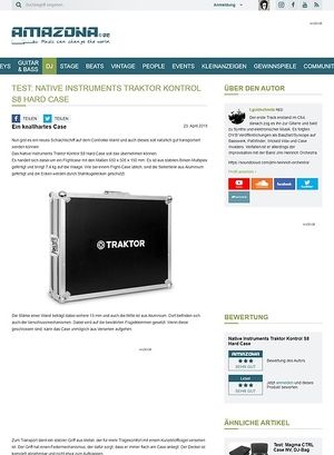 Amazona.de Test: Native Instruments Traktor Kontrol S8 Hard Case Amazona.de Test: Native Instruments Traktor Kontrol S8 Hard Case
