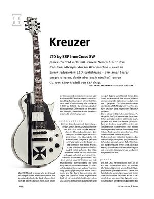 Gitarre & Bass LTD by ESP Iron Cross SW, E-Gitarre Gitarre & Bass LTD by ESP Iron Cross SW, E-Gitarre