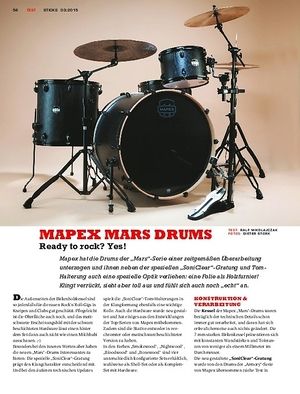 Sticks Mapex Mars Drums - Die neue Edition mit SoniClear-Gratung Sticks Mapex Mars Drums - Die neue Edition mit SoniClear-Gratung