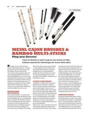 Sticks Meinl Cajon Brushes & Bamboo Multi-Sticks Sticks Meinl Cajon Brushes & Bamboo Multi-Sticks