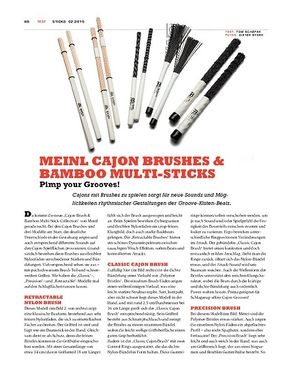 Sticks Meinl Cajon Brushes & Bamboo Multi-Sticks Sticks Meinl Cajon Brushes & Bamboo Multi-Sticks