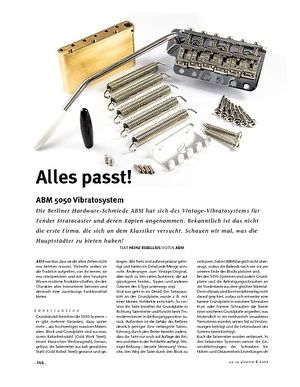Gitarre & Bass ABM 5050 Vibratosystem Gitarre & Bass ABM 5050 Vibratosystem
