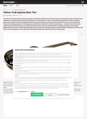 Bonedo.de Höfner Club Ignition Bass Bonedo.de Höfner Club Ignition Bass