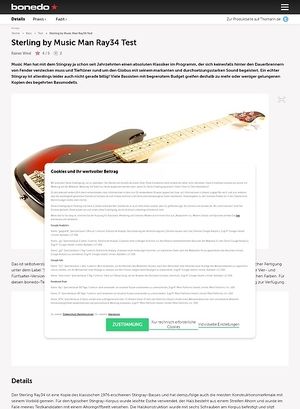 Bonedo.de Sterling by Music Man Ray34 Bonedo.de Sterling by Music Man Ray34
