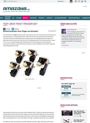 Amazona.de Test: 2box TrigIt Trigger Set Amazona.de Test: 2box TrigIt Trigger Set