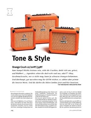 Gitarre & Bass Orange Crush 12/20RT/35RT, Gitarren-Combos Gitarre & Bass Orange Crush 12/20RT/35RT, Gitarren-Combos