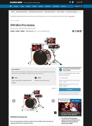 MusicRadar.com DW Mini Pro MusicRadar.com DW Mini Pro