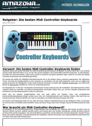 Amazona.de Special: Controllerkeyboards Guide 2015 Amazona.de Special: Controllerkeyboards Guide 2015