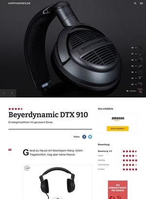 Kopfhoerer.de Beyerdynamic DTX-910 Kopfhoerer.de Beyerdynamic DTX-910