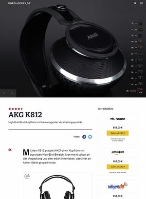 Kopfhoerer.de AKG K-812 Kopfhoerer.de AKG K-812