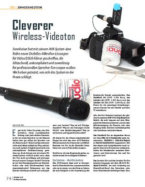 Professional Audio Sennheiser AVX-Systeme Professional Audio Sennheiser AVX-Systeme