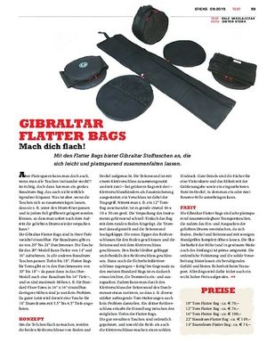 Sticks Gibraltar Flatter Bags Sticks Gibraltar Flatter Bags