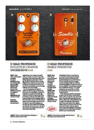 Guitarist Mad Professor Simble Predriver Guitarist Mad Professor Simble Predriver