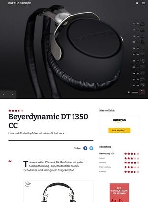 Kopfhoerer.de Beyerdynamic DT-1350 CC Kopfhoerer.de Beyerdynamic DT-1350 CC