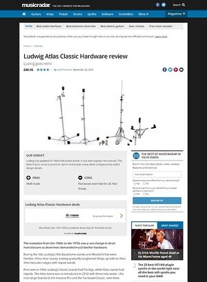 MusicRadar.com Ludwig Atlas Classic Hardware MusicRadar.com Ludwig Atlas Classic Hardware