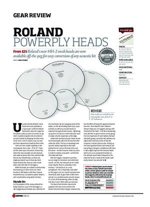 Rhythm Roland Powerply Heads Rhythm Roland Powerply Heads