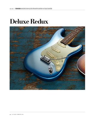 Guitarist Fender American Elite Stratocaster Guitarist Fender American Elite Stratocaster