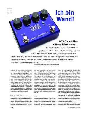 Gitarre & Bass MXR Custom Shop CSP210 Sub Machine Gitarre & Bass MXR Custom Shop CSP210 Sub Machine