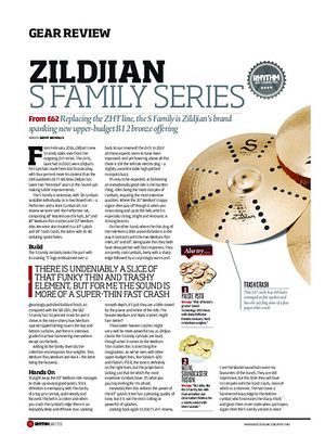 Rhythm Zildjian S Family Series Rhythm Zildjian S Family Series