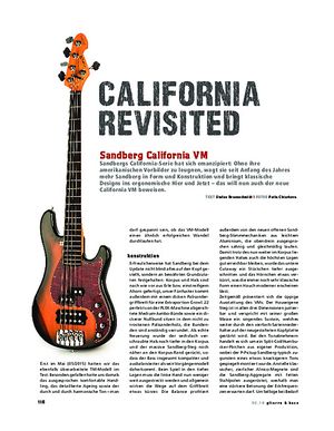 Gitarre & Bass Sandberg California VM, E-Bass Gitarre & Bass Sandberg California VM, E-Bass