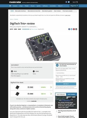 Digitech Trio+ Band Creator – Thomann UK