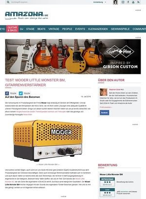 Amazona.de Test: Mooer Little Monster BM, Gitarrenverstärker Amazona.de Test: Mooer Little Monster BM, Gitarrenverstärker